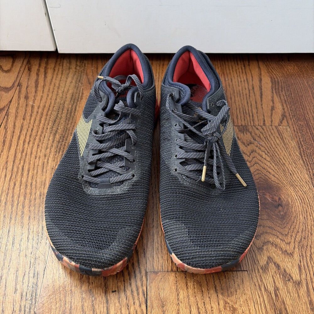 Reebok Women's Nano 9 Cross Training Shoes Size 8.5 M Black/Orange [EG0599] - Picture 2 of 7